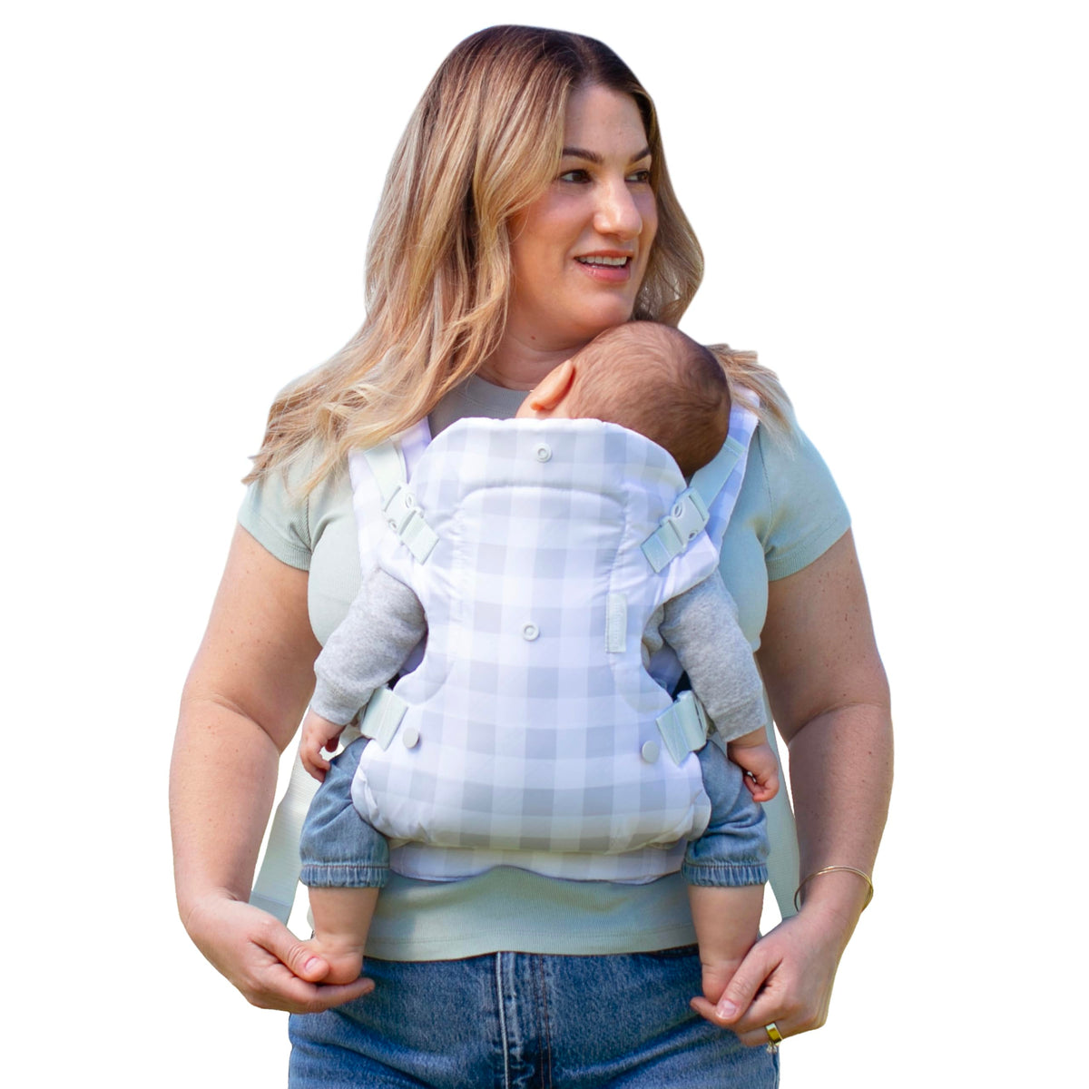 Infantino Flip Advanced 4-in-1 Baby Carrier - Ergonomic, Convertible, Face-in and Face-Out Front and Back Baby Carrier for Newborn to Toddler 3,6-14,5kg, Grey