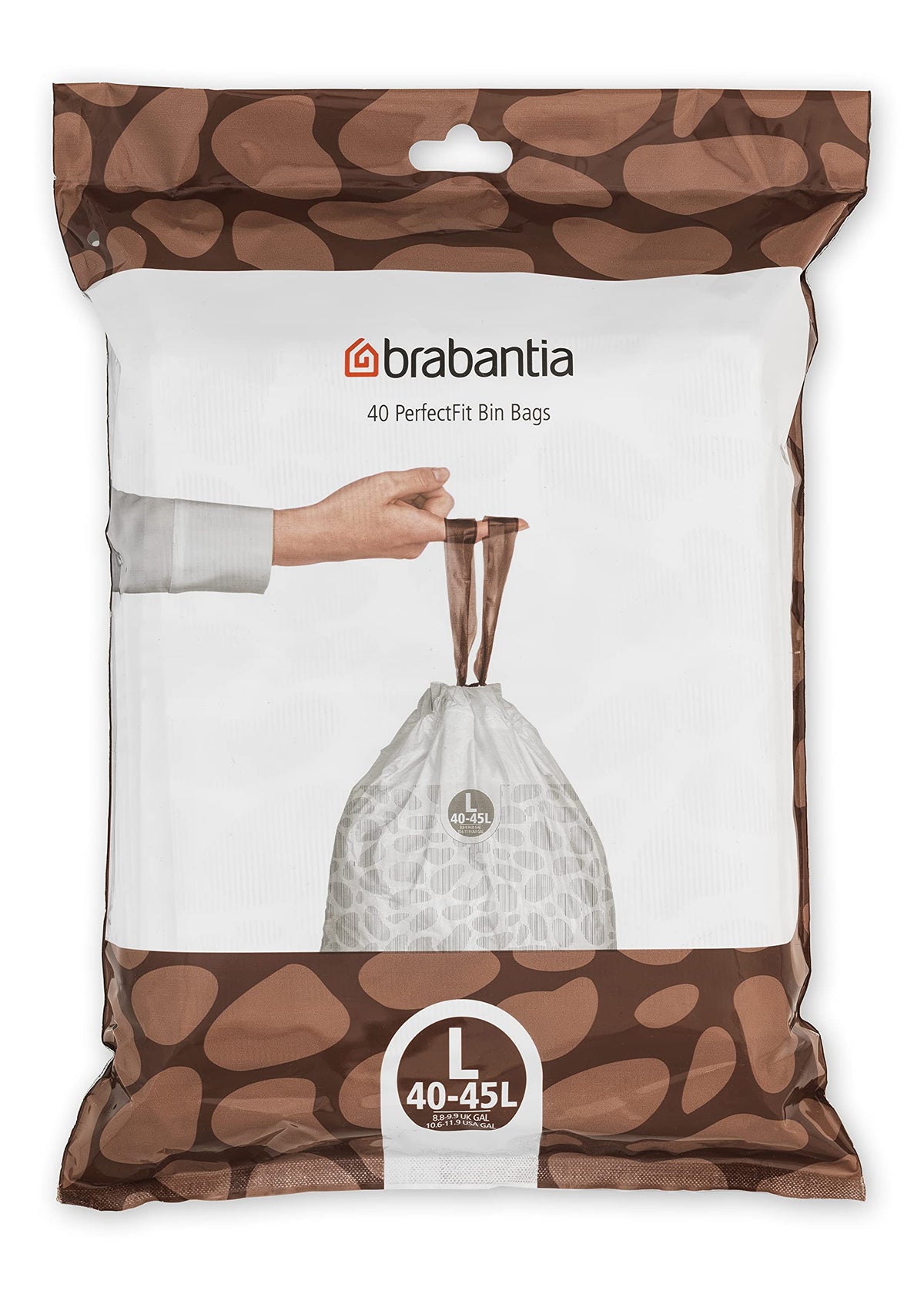 Brabantia Heavy Duty Perfect Fit Bin Liners (5 Packs of 20) 10-12 Litre