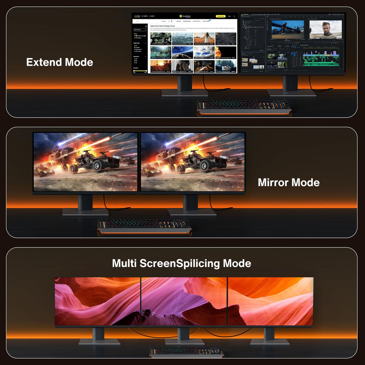 IVANKY VESA Certified DisplayPort Cable 2m DP to DP 4K@60Hz Gaming Monitor