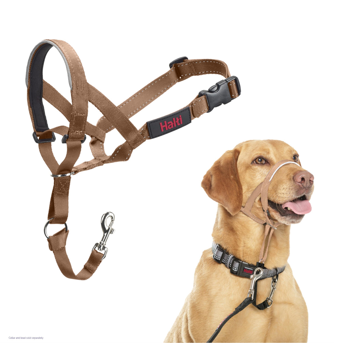 Halti Headcollar for Dogs | Size 3, Black