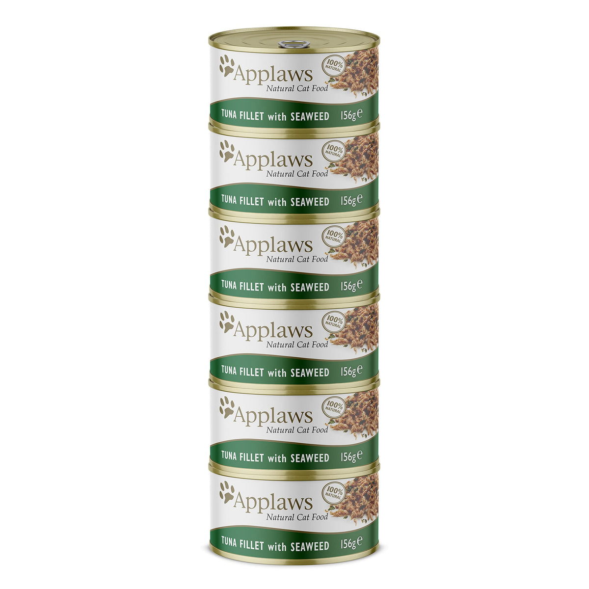 Applaws Natural Wet Cat Food, Multipack Fish Selection in Broth 70 g Tin (Pack of 12)