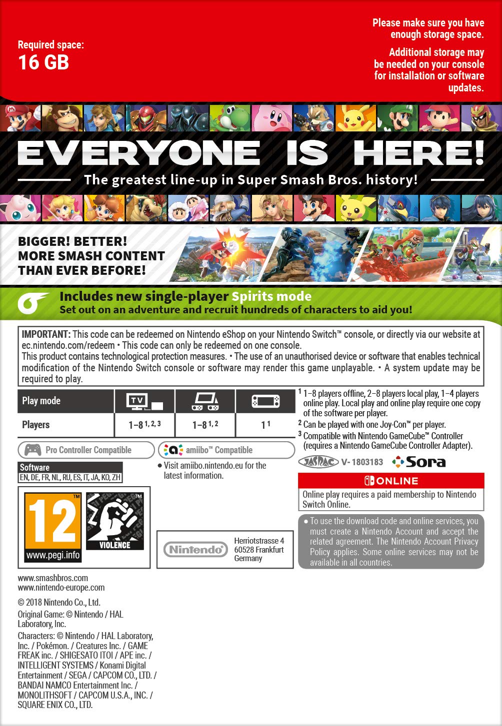Super Smash Bros - Ultimate (Nintendo Switch)