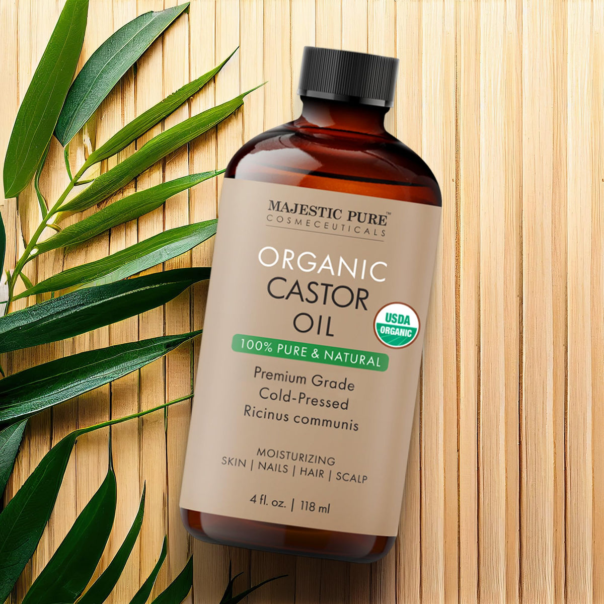 Majestic Pure Vitamin E Oil 100% Pure and Natural Oil - 236 ml