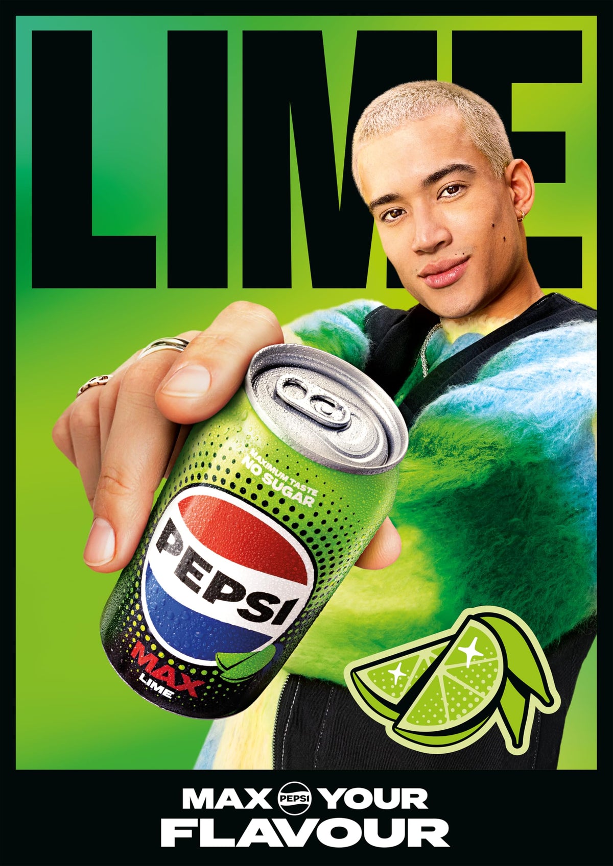 Pepsi Max Caffeine Free Cola | 330ml Can | 8 Pack