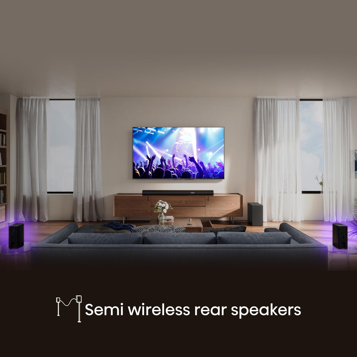 Hisense HS2000 2.1 CH All-In-One Soundbar for TV