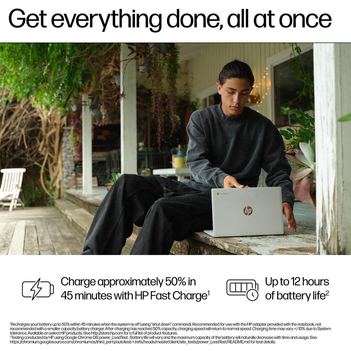 HP Chromebook 14" | Intel N100 Processor | 8 GB RAM | 128 GB UFS | Full HD