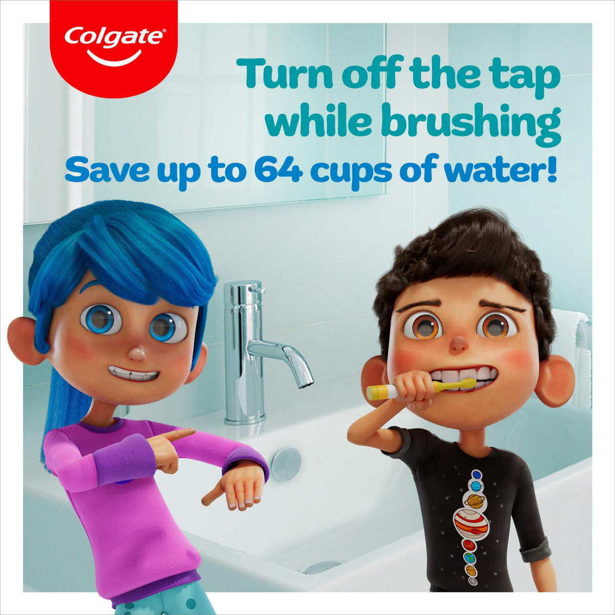 Colgate Total Kids Toothpaste 7-12 Years, 50ml, (Pack of 4)