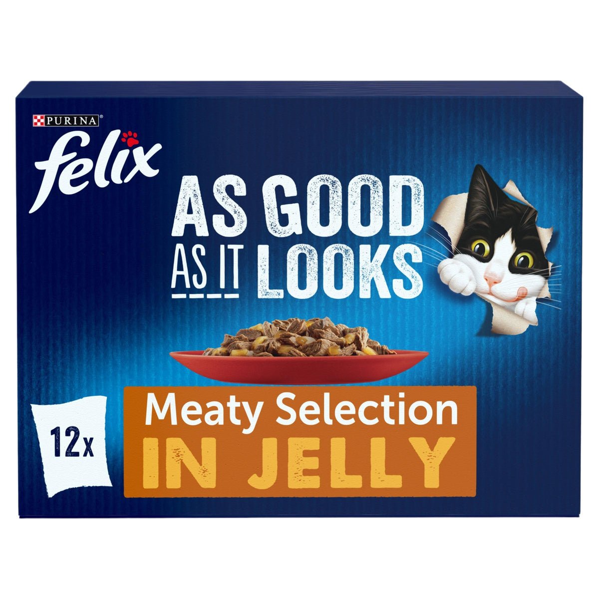 FELIX Doubly Delicious Countryside Selection in Jelly Wet Cat Food 40x85g