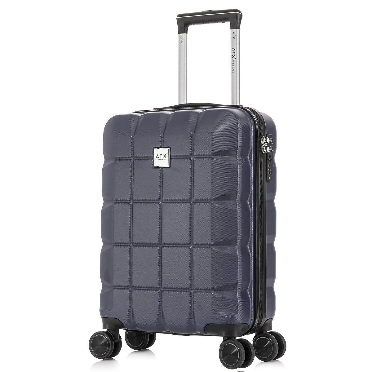 ATX 28 Inch Suitcase Large 110L – Lightweight Hard Shell Checked Luggage, 4 Wheels, TSA Lock, 30KG Capacity, Black