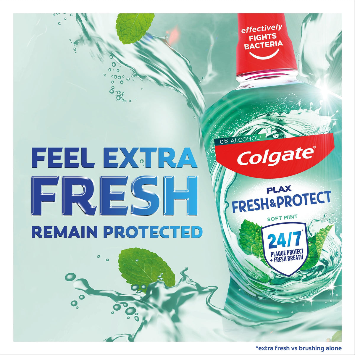 Colgate Plax Cool Mint Mouthwash for Fresh Breath, 500ml