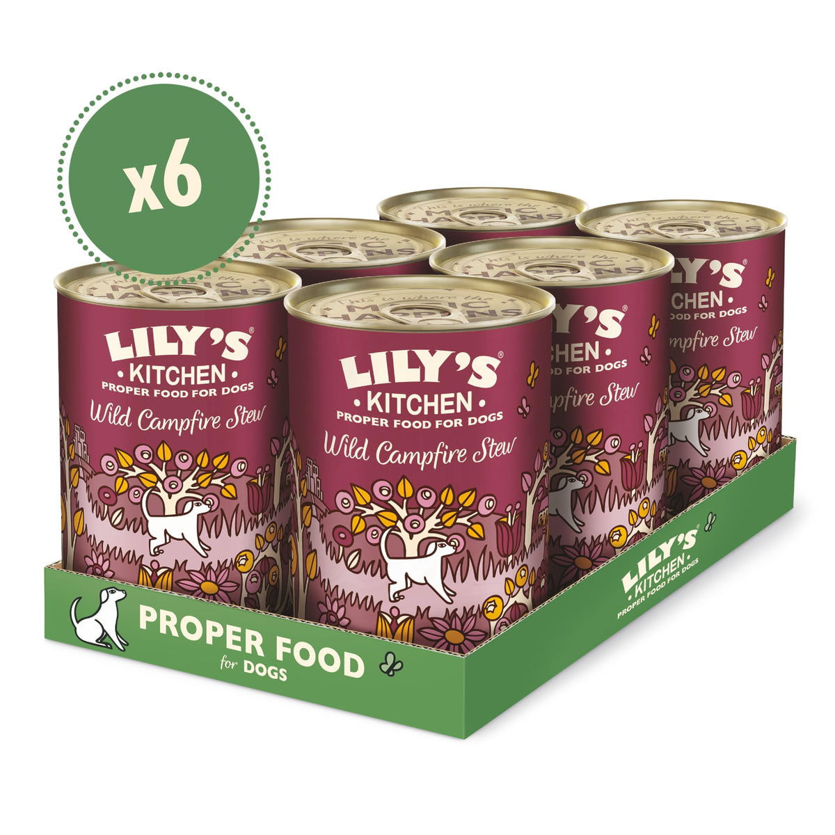 Lily's Kitchen Cottage Pie - Complete Adult Dog Wet Food (6 x 400g)