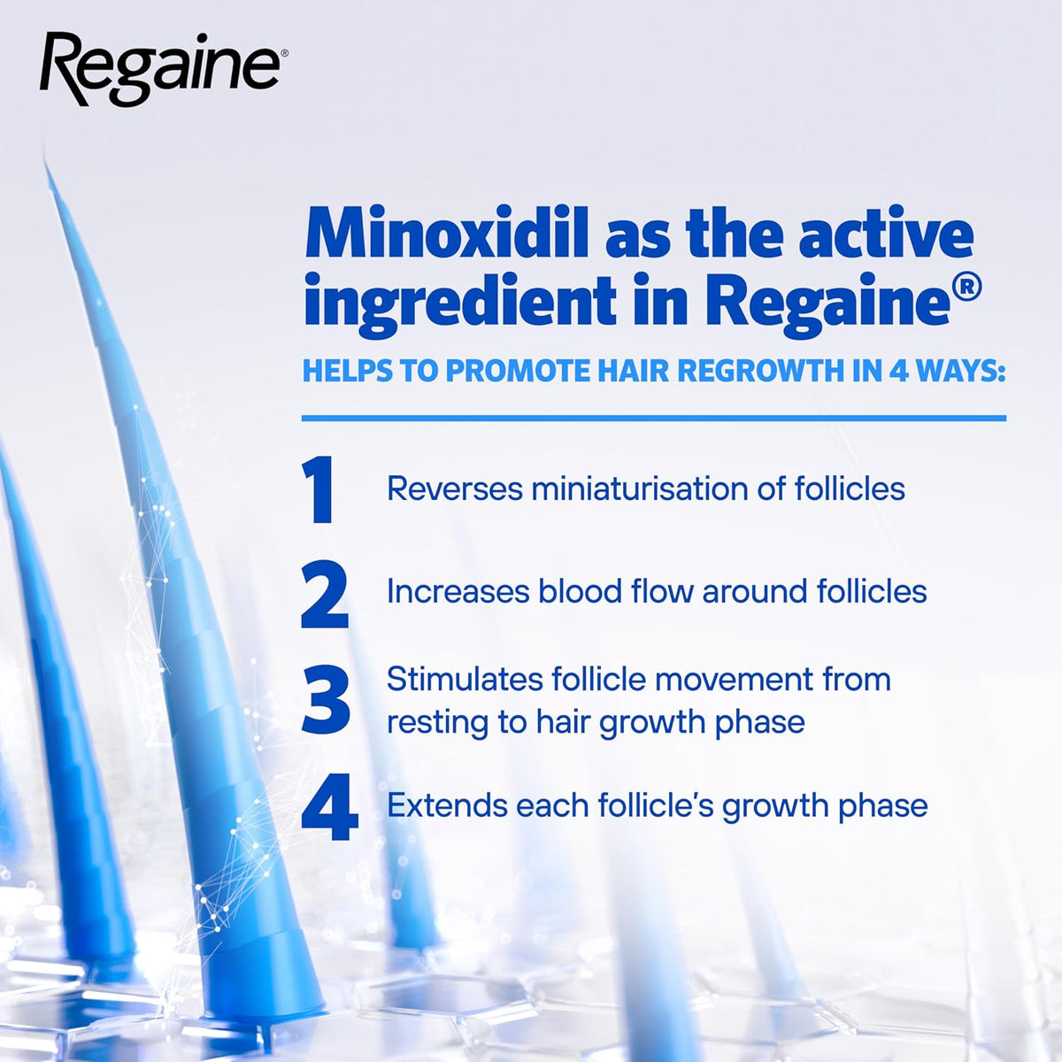 Regaine For Men Hair Regrowth Foam 3 x 73ml