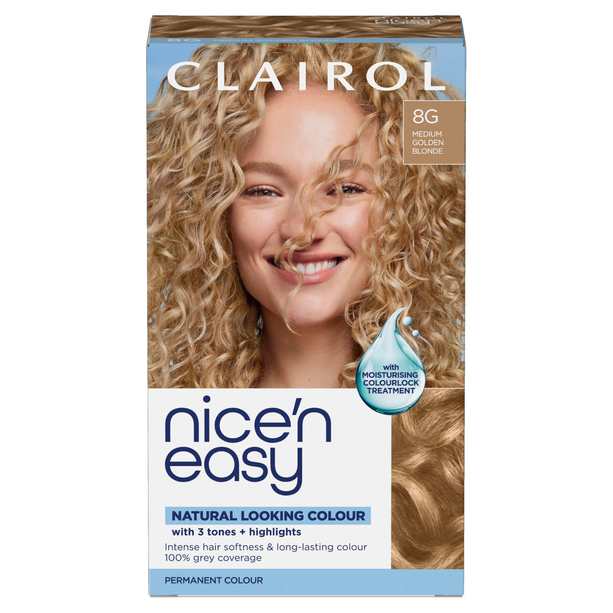 Clairol Nice'n Easy Crème Natural Looking Oil Permanent Hair Dye Infused