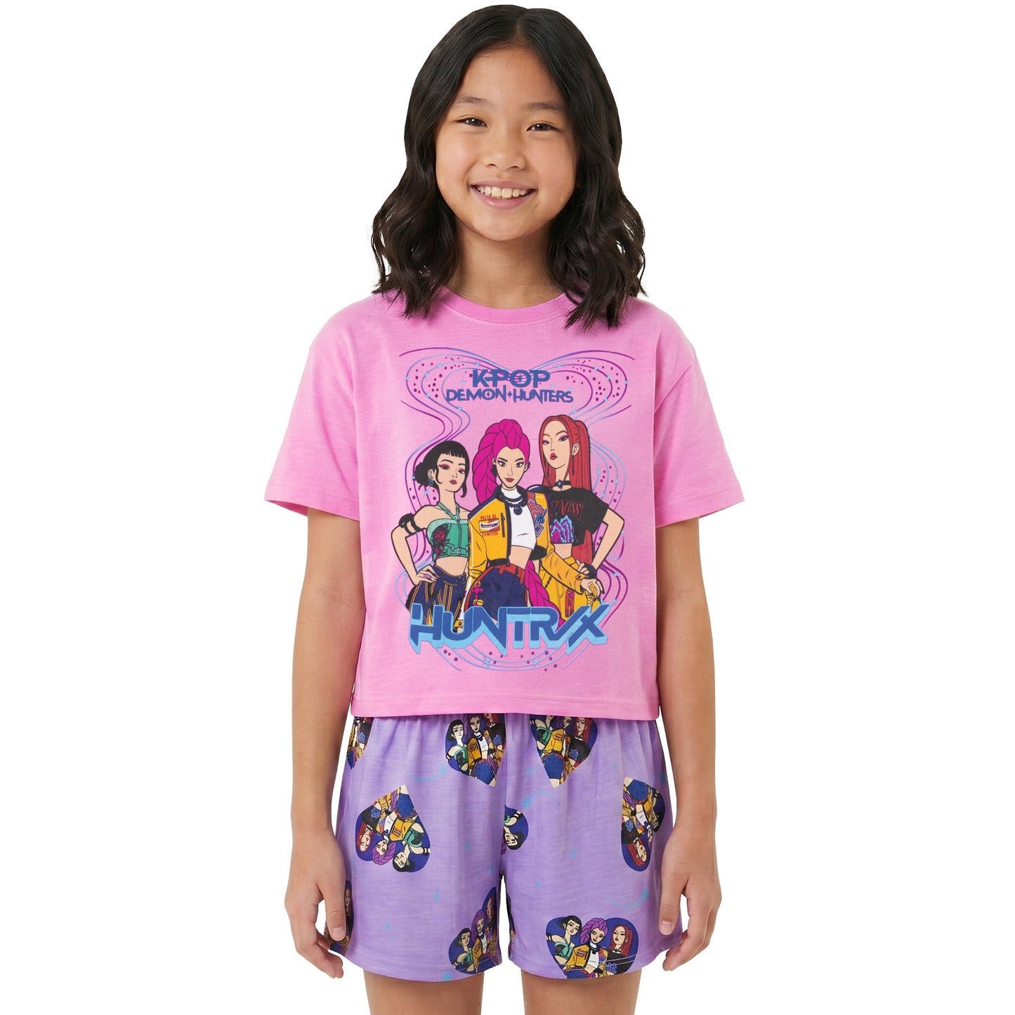 KPop Demon Hunters Pyjamas, Rumi, Zoey & Mira Girls Pjs Set, K-Pop Pyjamas, Ages 5 To 13 Years