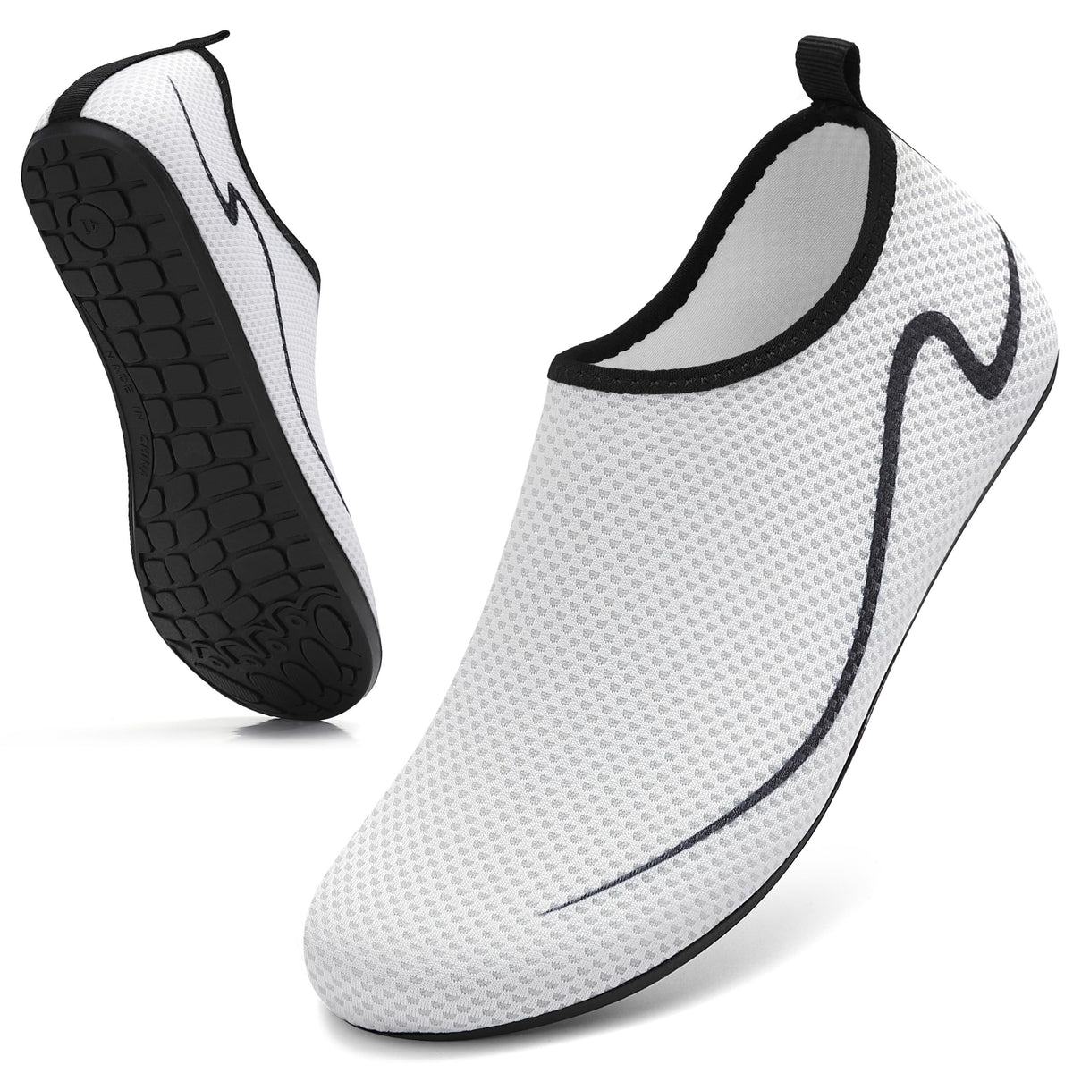 Water Shoes for Women Men Beach Quick-Dry Swim Aqua Socks Breathable Barefoot Shoes for Beach Surfing Driving Pool Yoga