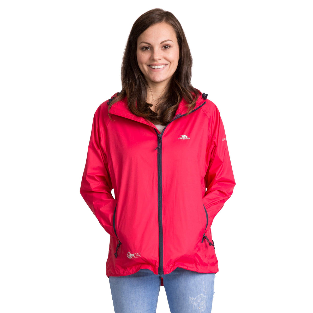 Trespass Unisex Waterproof Packaway Jacket Qikpac