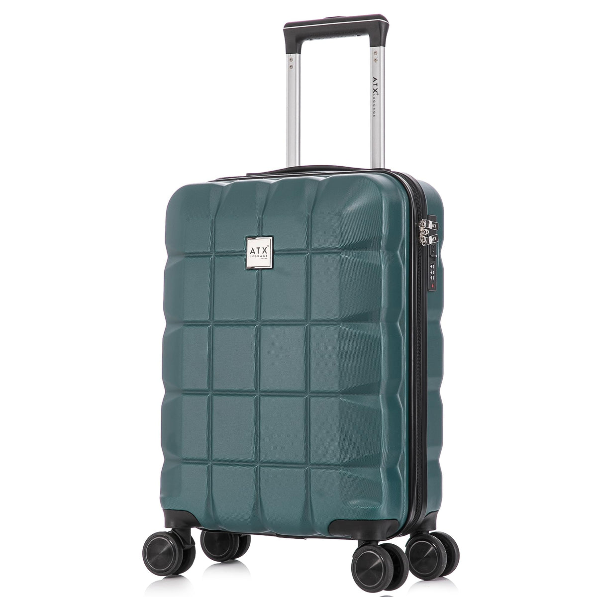 ATX 28 Inch Suitcase Large 110L – Lightweight Hard Shell Checked Luggage, 4 Wheels, TSA Lock, 30KG Capacity, Black