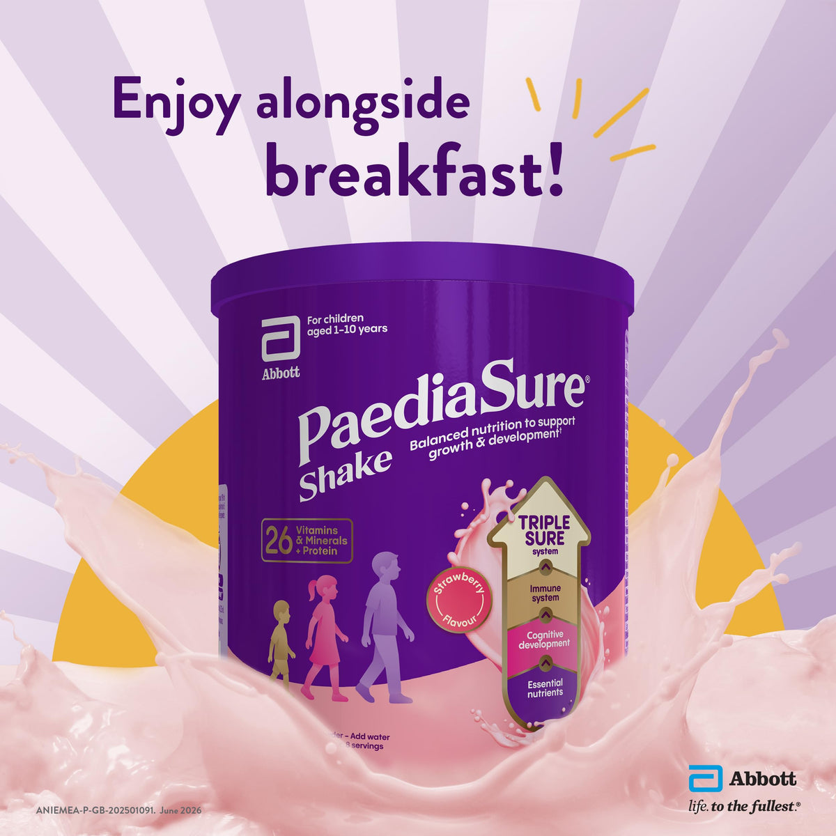 PaediaSure Shake – Cookies & Cream – Multivitamin for Kids – 400g