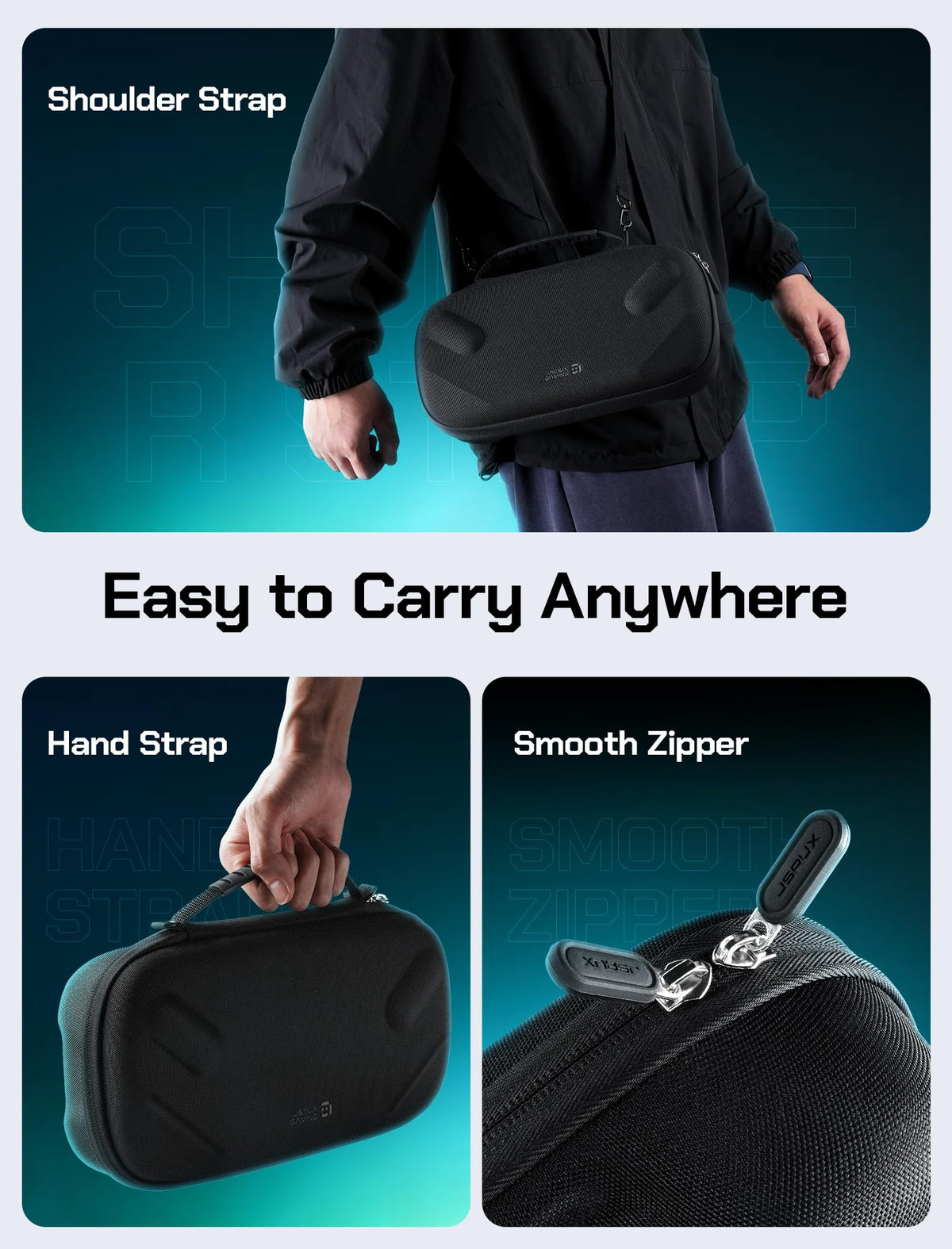 JSAUX Carrying Case for ROG Xbox Ally/Ally X, All-in-One Accessories Bundle