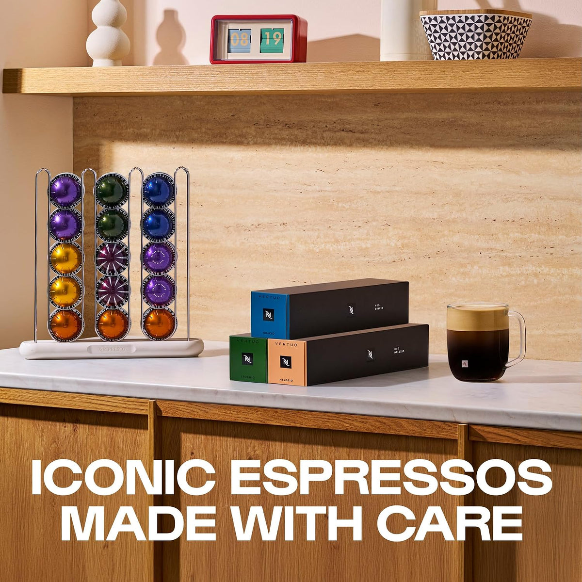 Nespresso Vertuo Coffee Pods, Pack of 30, 10 x Melozio, 10 x Stormio, 10 x Odacio capsules for Nespresso Machines. Make Espressos, Cappuccino and Lattes at home. Recyclable Pods.