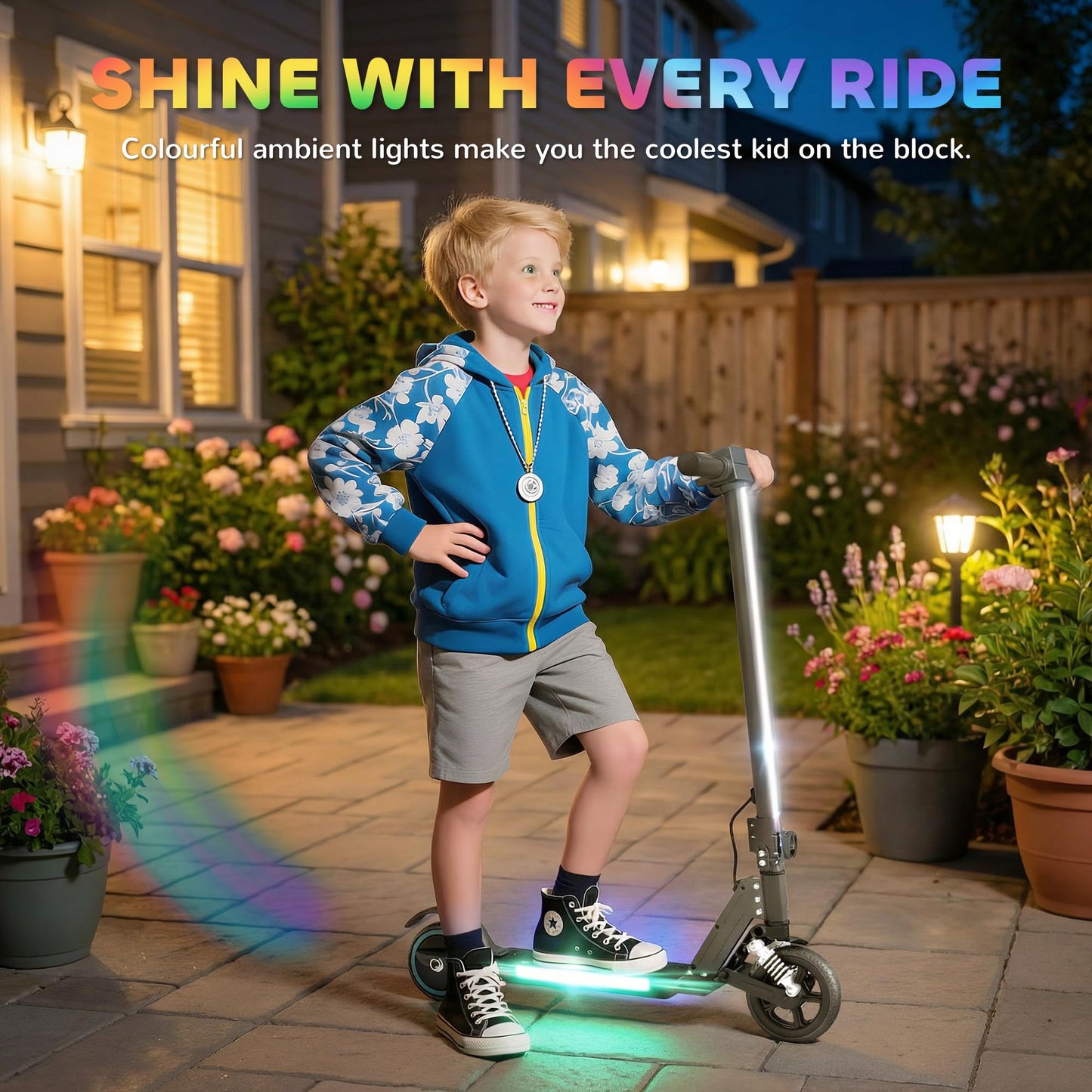 SPORTNOW Kids Electric Scooter — 150W, 14 km/h, 6 km Range, Foldable | CE Certified