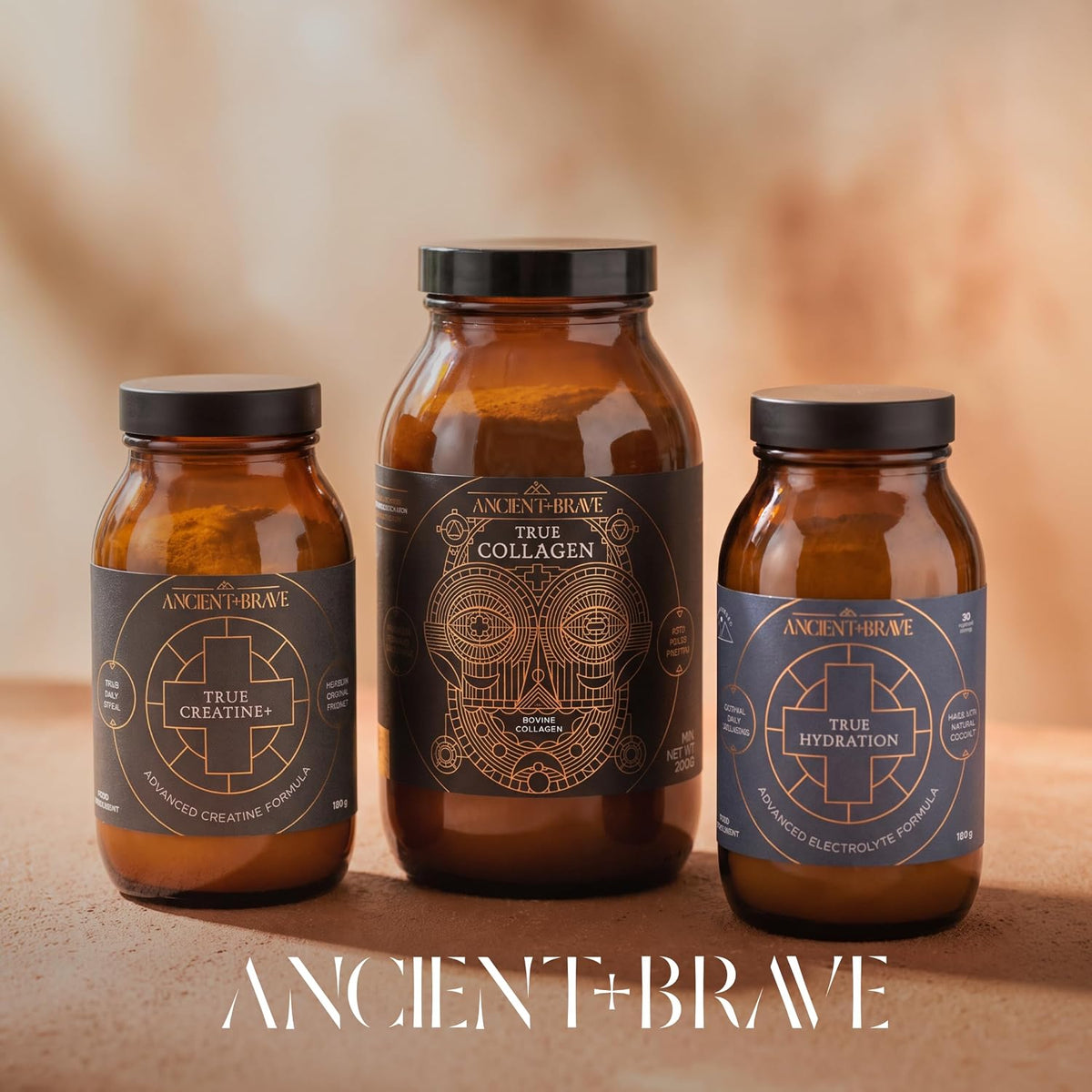 Ancient + Brave True Collagen Powder 200g | 40 Servings | Bovine Collagen