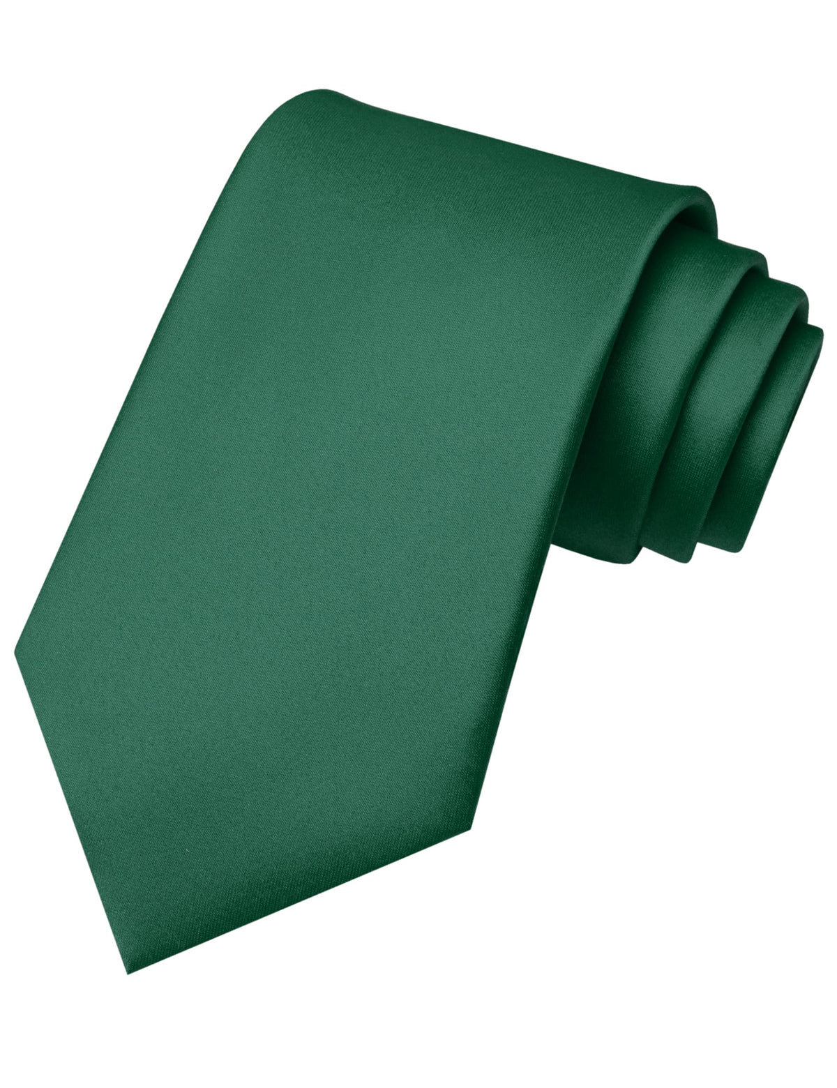 RBOCOTT Solid Color Tie Mens Necktie for Business and Wedding Party