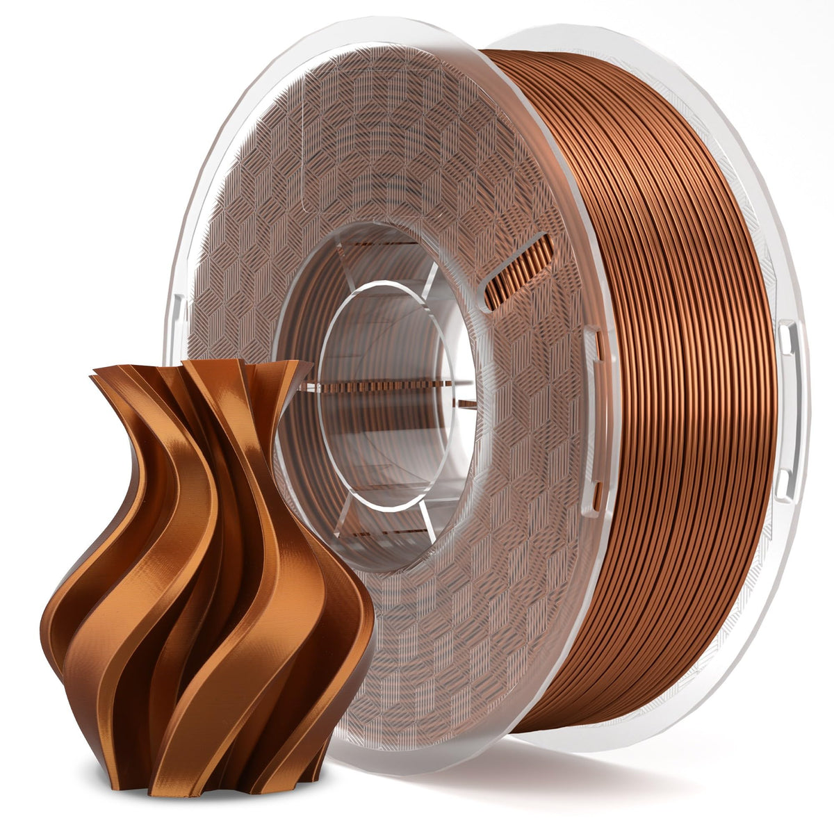ELEGOO Silk PLA Filament 1.75mm Blue Purple 1KG, Shiny Dual Colours 3D Filament Dimensional Accuracy +/- 0.05mm, 1kg Spool(2.2lbs) Fits for Most FDM 3D Printers