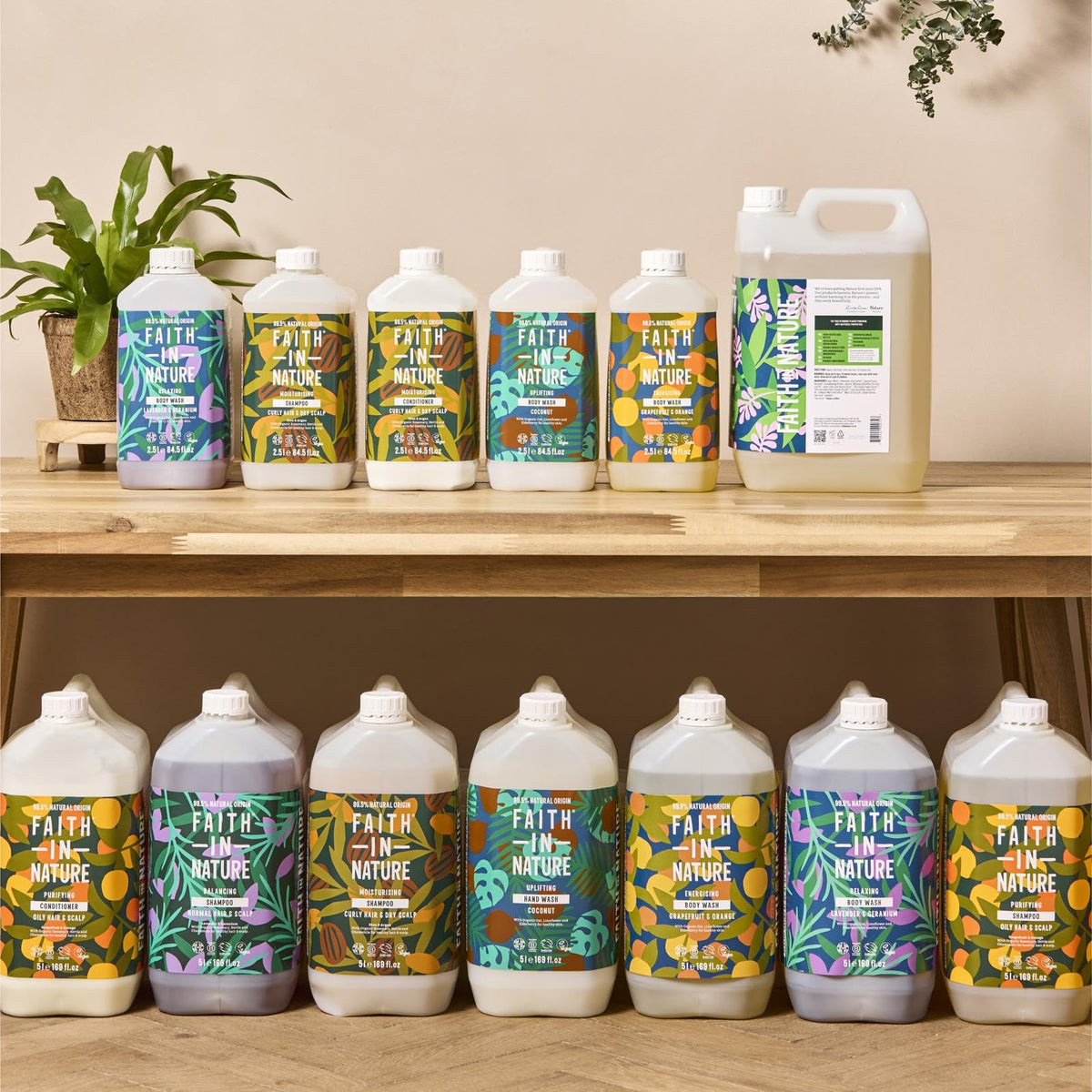 Faith In Nature Natural Fragrance Free Body Wash, Sensitive, Vegan and Cruelty Free, No SLS or Parabens, 400 ml