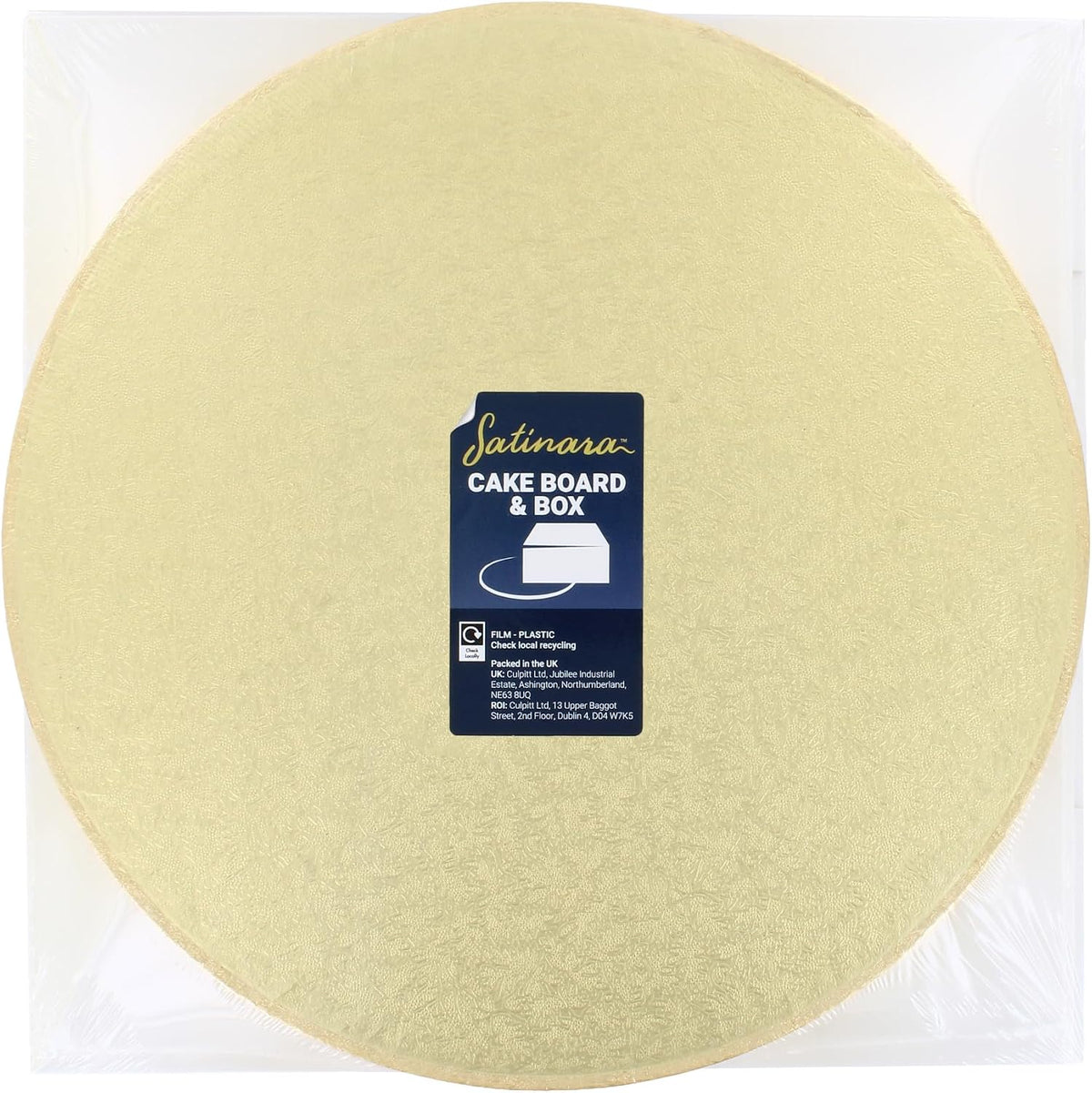 Satinara 12" (30.5cm) Pale Gold Board & Extra Tall Box Set
