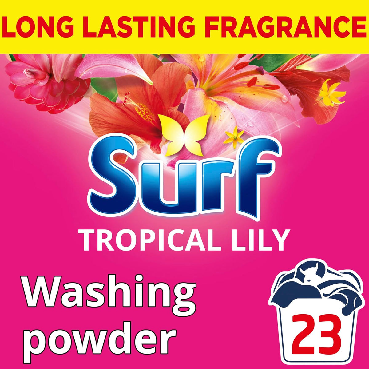 Surf Tropical Lily Laundry Powder 23 wash for fabric care for brilliantly clean laundry every time 1.15 kg
