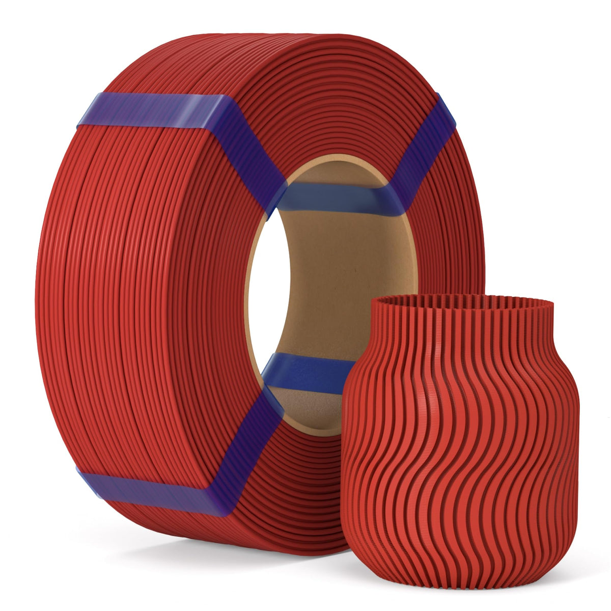 ELEGOO PLA Basic Refill 3D Printer Filament 1.75mm Red 1KG, Easy Storage