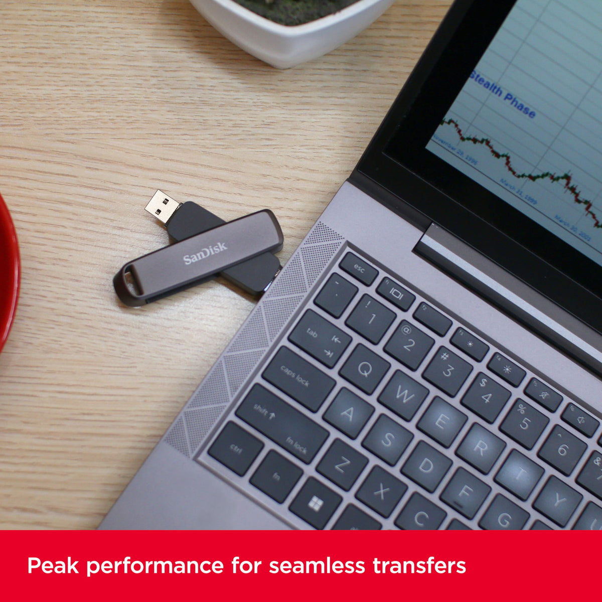 SANDISK Ultra Dual Drive Go 128GB, USB-C & USB-A, Up to 400MB/s Read Speeds
