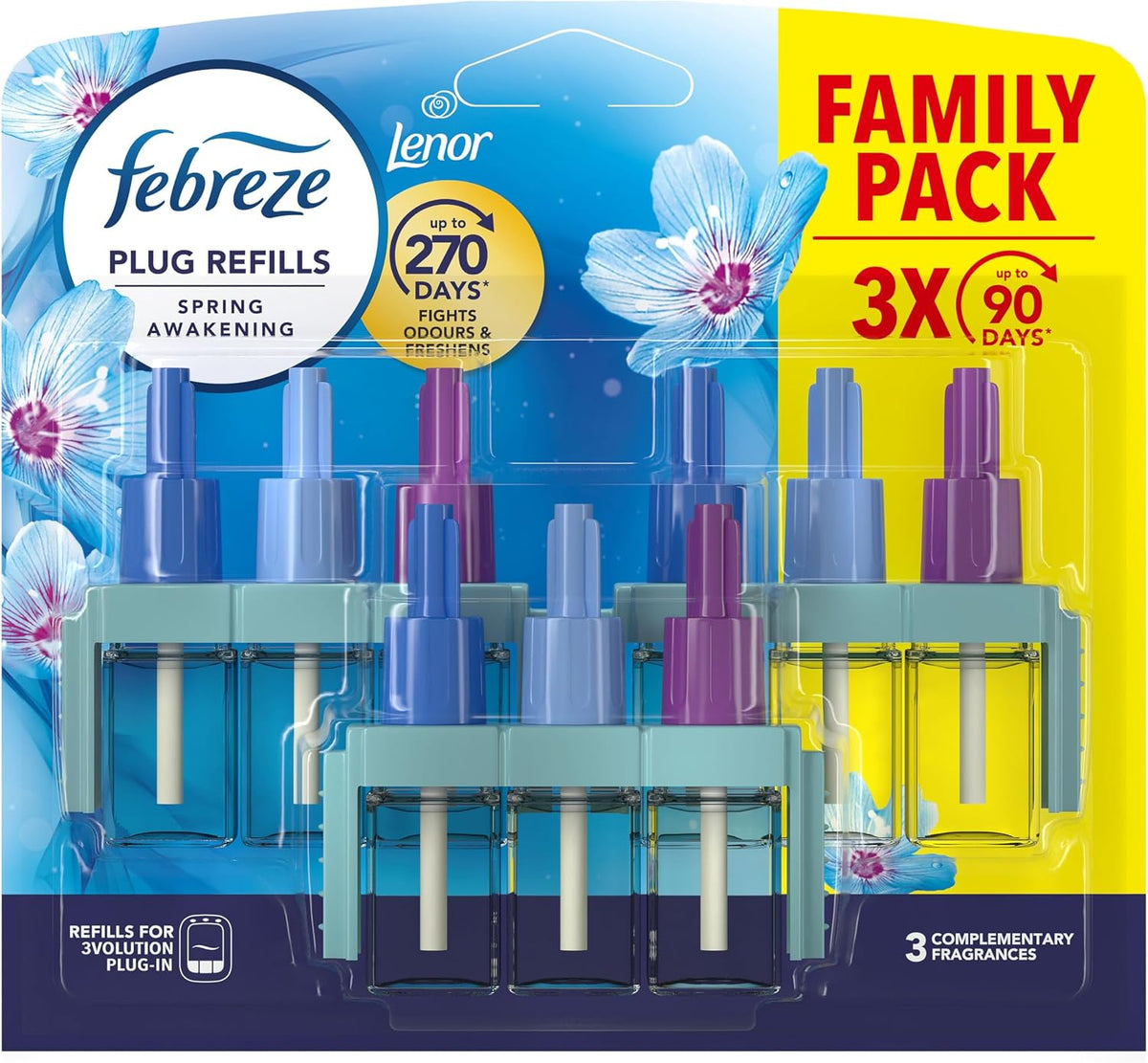 Febreze 3Volution Air Freshener Plug-in Refill Spring Awakening 3x20ML