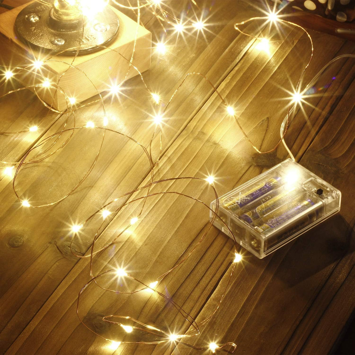 Makion 10M Led Battery Powered Fairy String Lights 100 LEDs for Decoration
