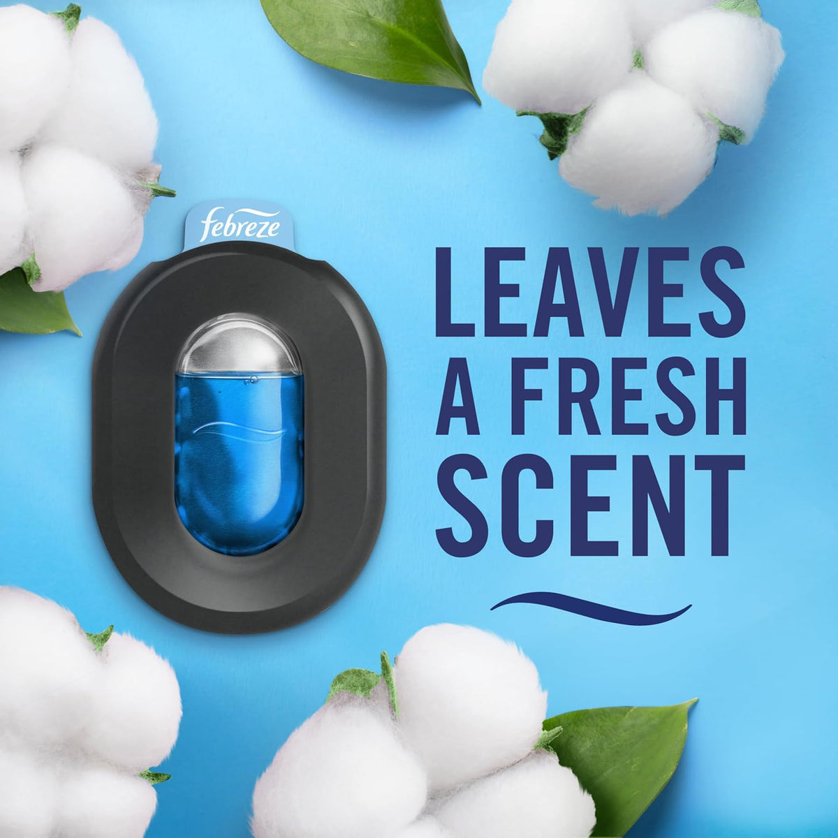 Febreze Bin Freshener Starter Kit Cotton 1 Holder + 2 Refills 2x4.88ML