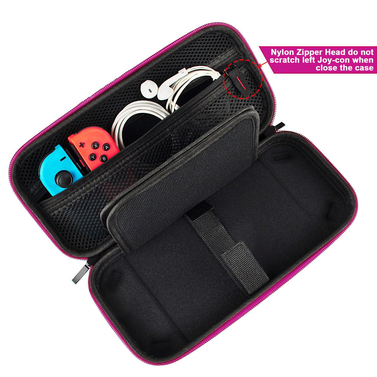 daydayup Switch 2 Carry Case Compatible with Nintendo Switch 2, with 24 Games Cartridges Protective Hard Shell Travel Carrying Case Pouch for Switch 2 Console & Accessories,Black