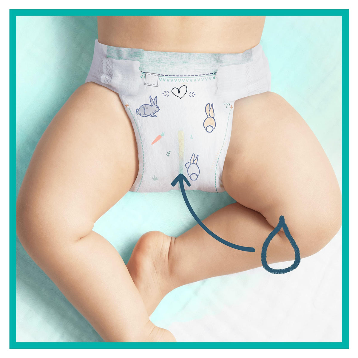 Pampers Baby Nappies Size 2 (4-8 kg / 9-18 lbs), Harmonie, 132 Count, Saving Pack, Baby Essentials for Newborn