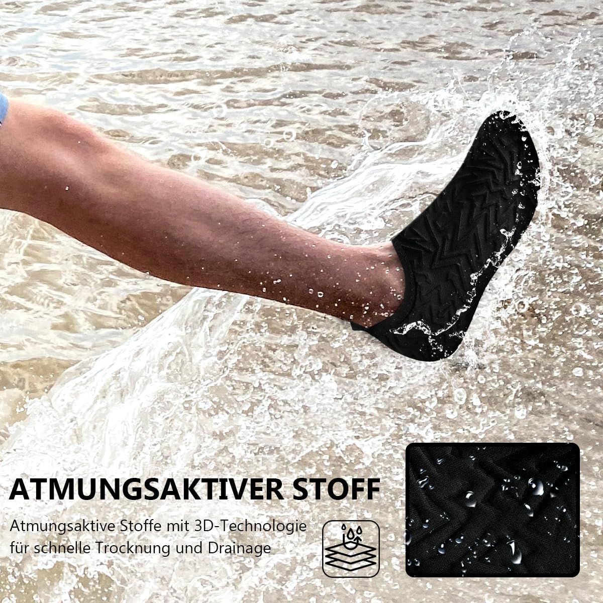 Swim Water Shoes Aqua Socks Barefoot for Sea Beach Swimming Shoes Pool Ladies Women Mens