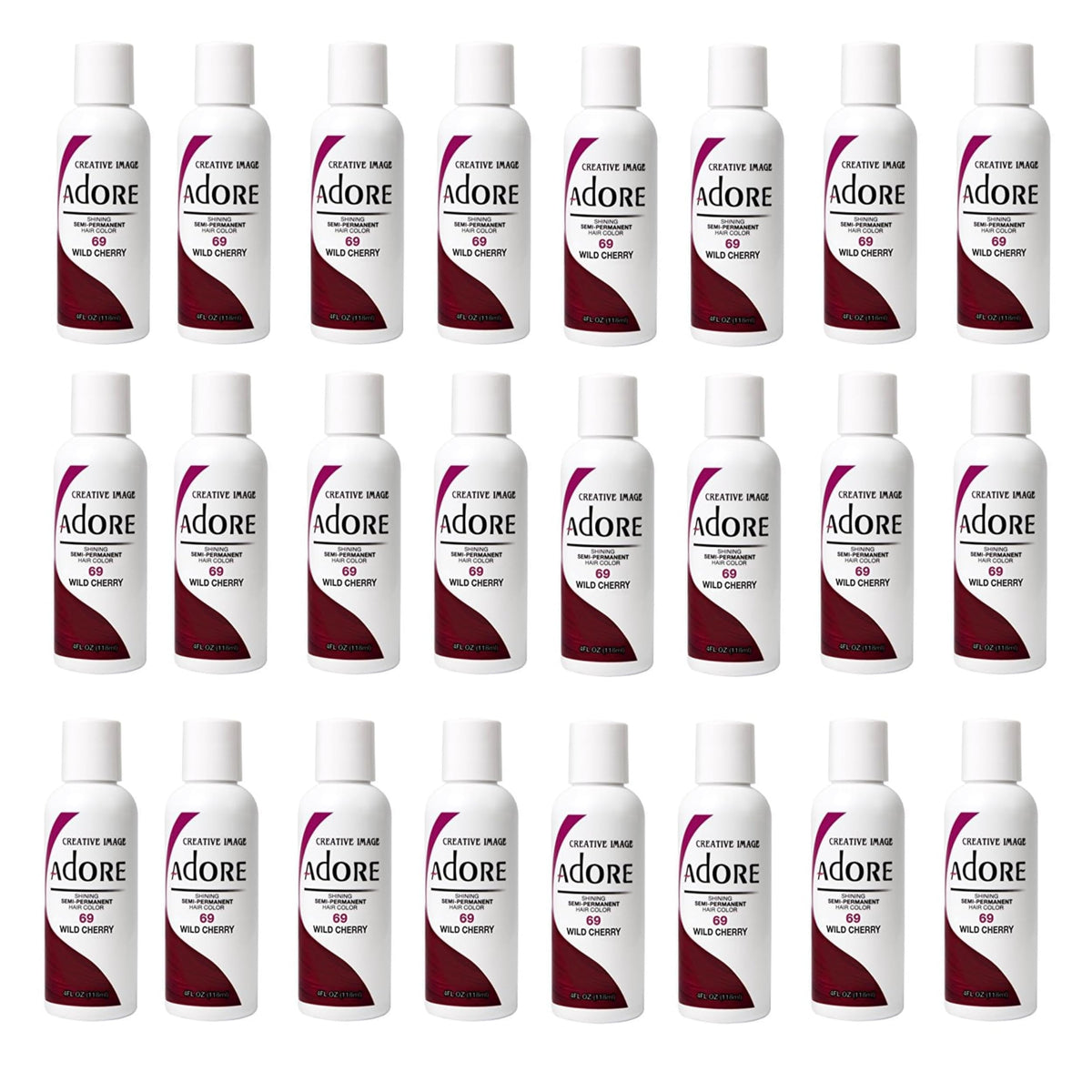 Adore Shining Semi Permanent Hair Colour 121 Jet Black – Vibrant Black Hair Dye, Vegan & Cruelty-Free, Ammonia, Peroxide & Alcohol Free