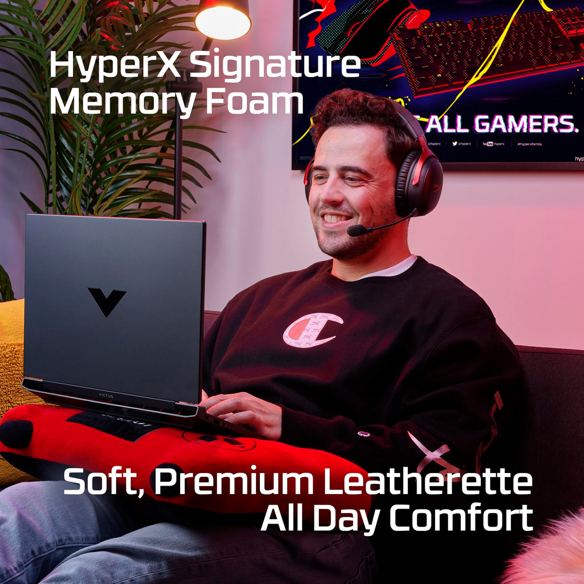 HyperX Cloud III – Wired Gaming Headset, PC, PS5, Xbox Series X|S, Angled 53mm Drivers, DTS, Memory Foam, Durable Frame, Ultra-Clear 10mm Mic, USB-C, USB-A, 3.5mm, Black/Red