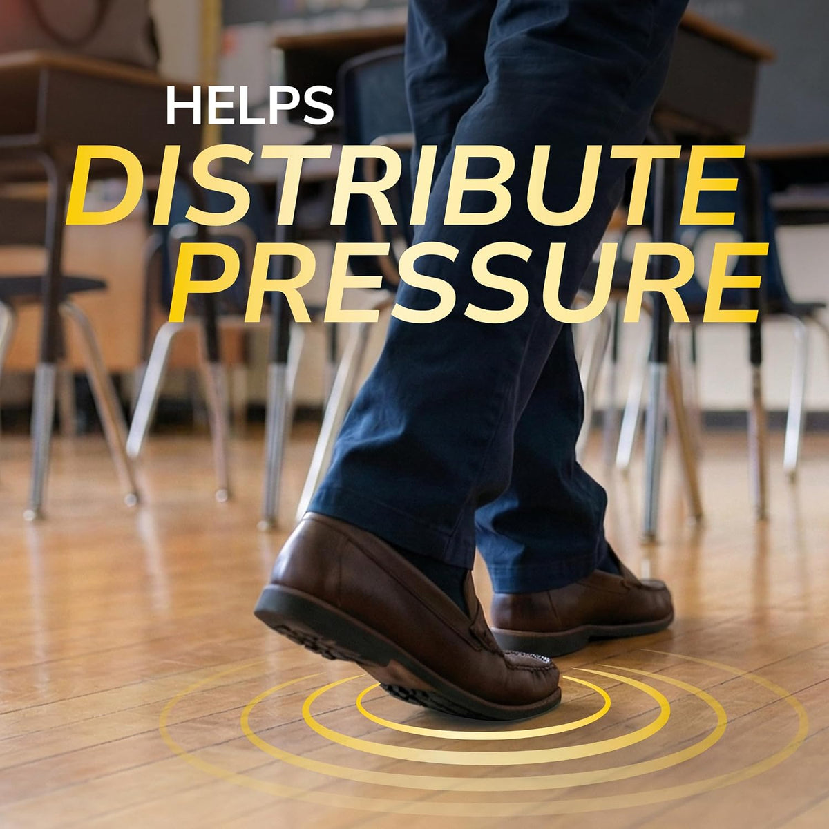 Scholl GelActiv Work & Boot Insoles for Men and Women, All Day Comfort at Work, Shock Absorption and Comfort Cushioning with GelWave Technology