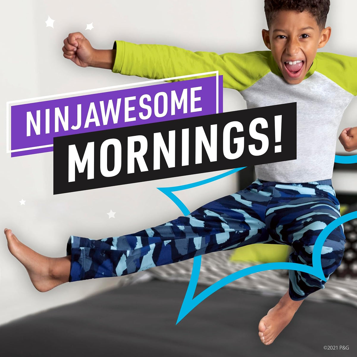 Pampers Ninjamas Boys Pyjama Pants, 54 Count, Age 8-12 Years