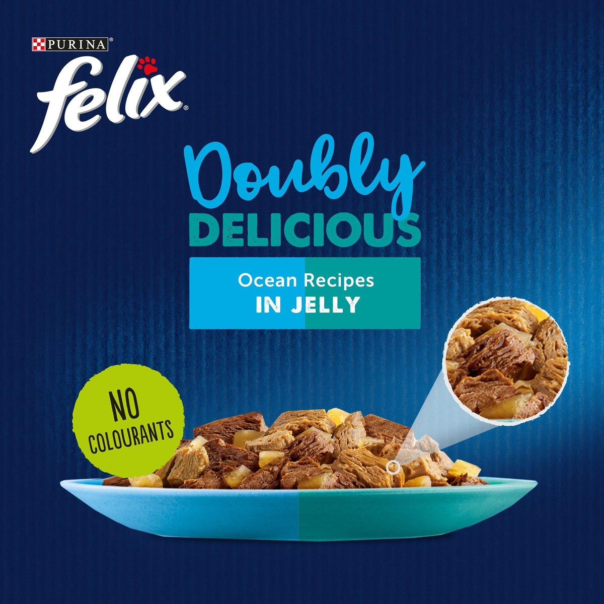 FELIX Tasty Shreds Adult Wet Cat Food Mixed Selection in Gravy Chicken, Beef, Tuna, Salmon 40 x 80g Pouches