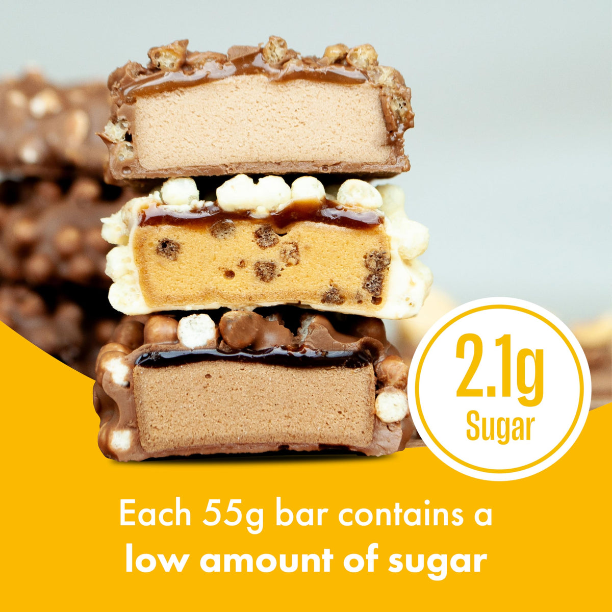 FULFIL Vitamin and Protein Bars, Chocolate Salted Caramel Flavour, 15 x 55g