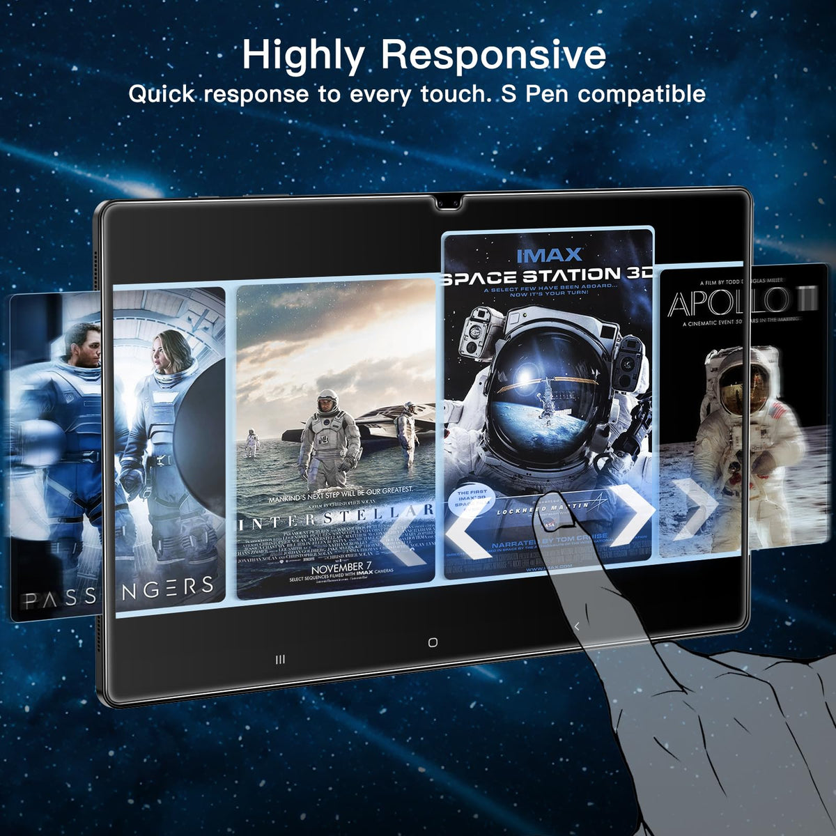 JETech Screen Protector for Galaxy Tab S10 Lite/S10 FE/S9 FE/S9, 2-Pack