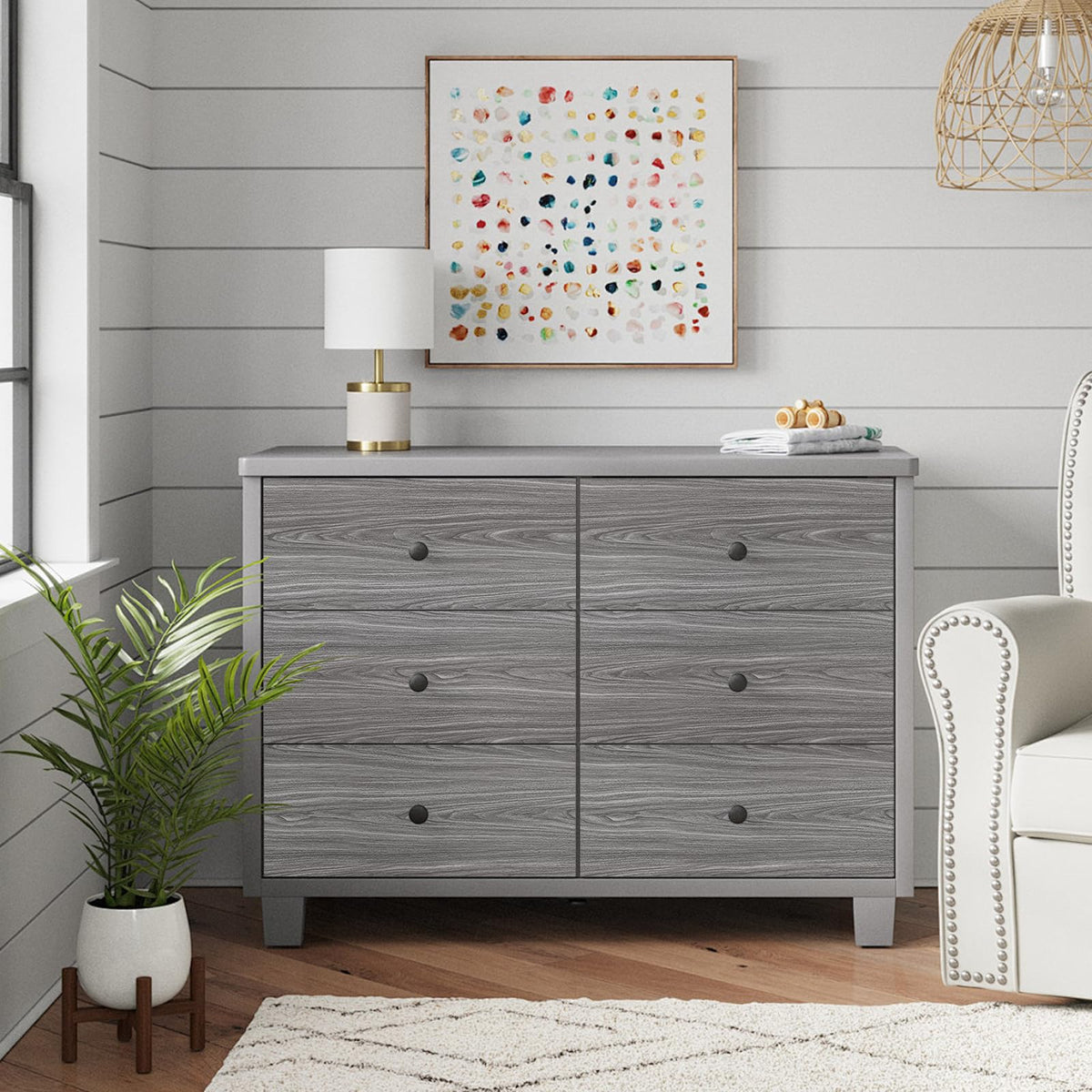Abyssaly White Wood Effect Sticky Back Plastic for Furniture & Walls