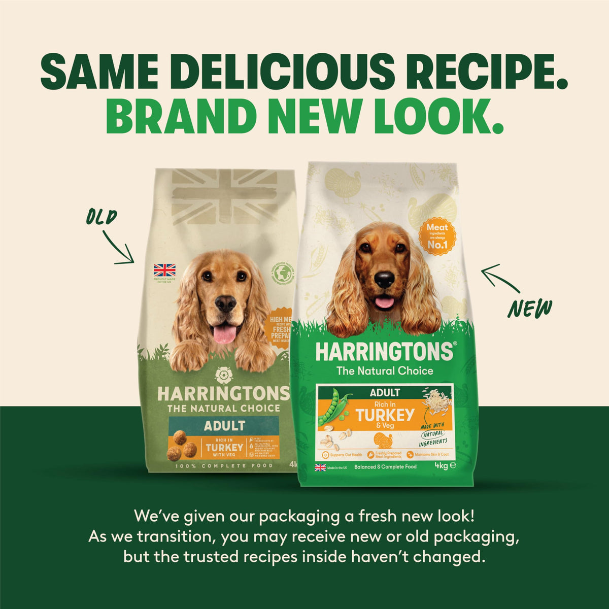 Harringtons Complete Dry Adult Dog Food Turkey & Veg 15kg
