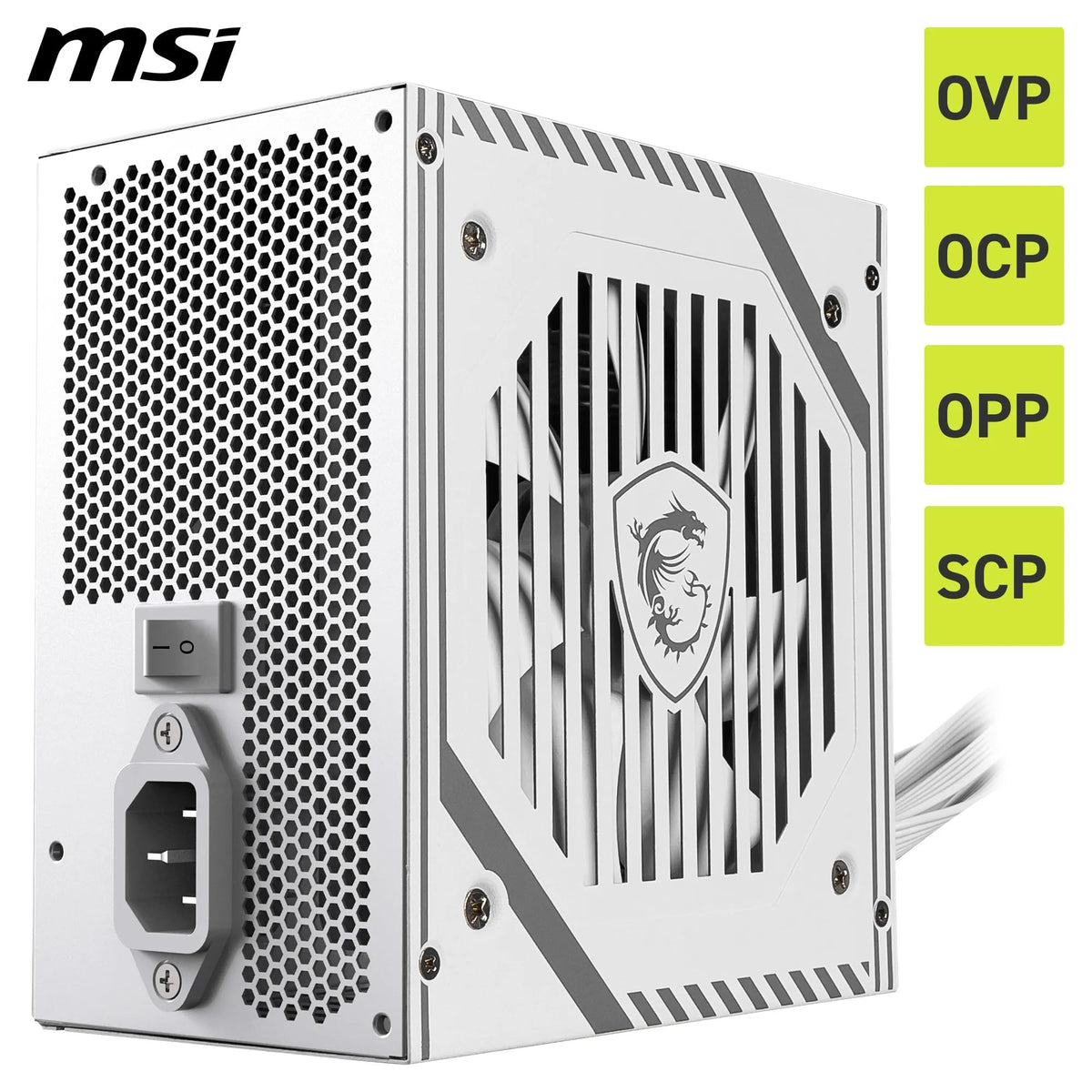 MSI MAG A750GL PCIE5 Power Supply Unit, 750W, 80 Plus Gold, Fully Modular, ATX 3.0, PCIe 5.0 GPU Support, 120mm FDB Fan, Full-Bridge LLC, Flat Black Cables - 7 Year Warranty