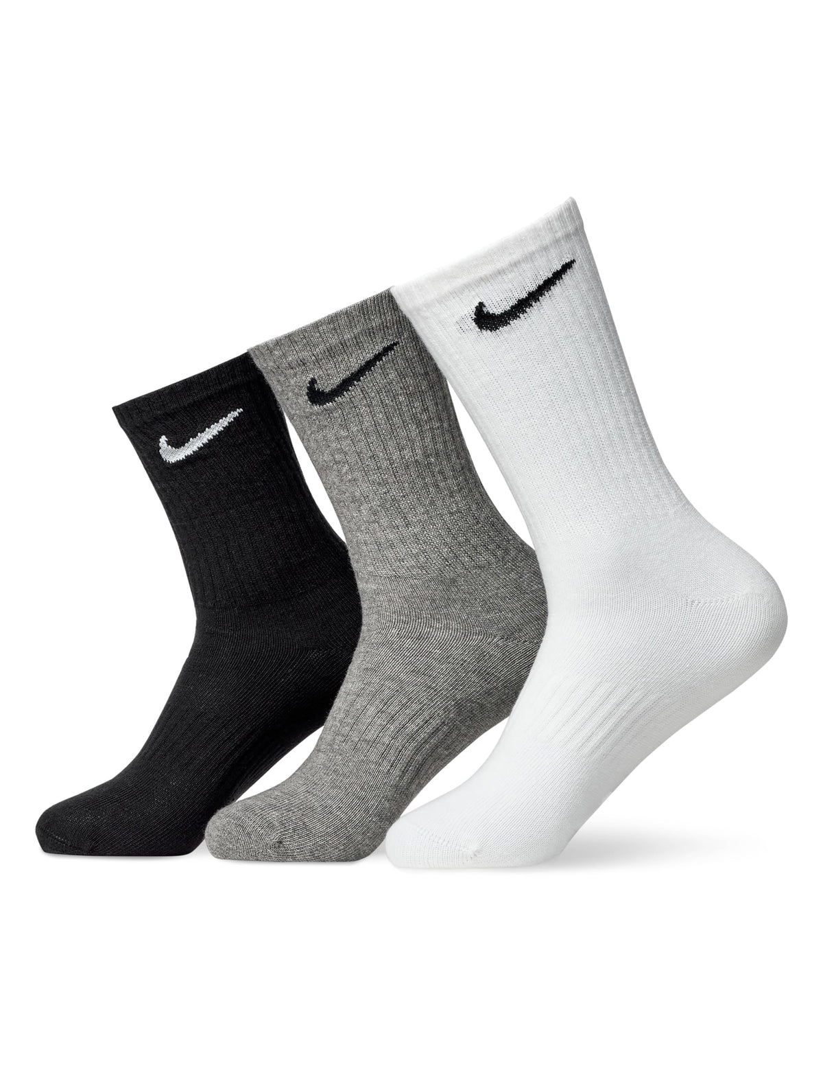 NIKE Unisex U Nk Everyday Csh Crw 3pr 132 Socks